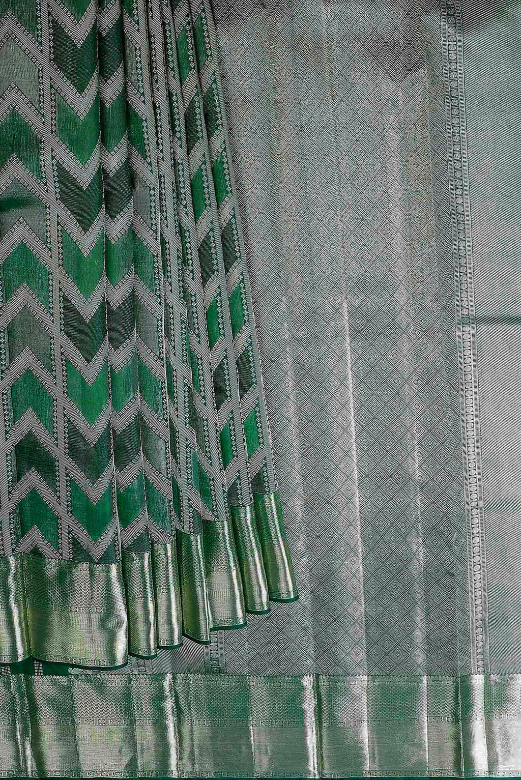 Green Kanchipuram Silk Saree