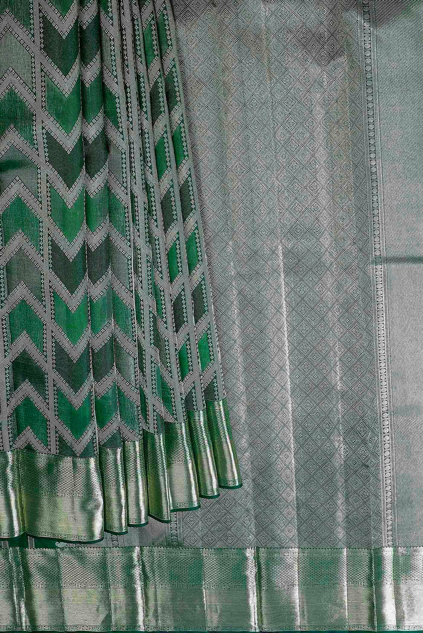 Green Kanchipuram Silk Saree