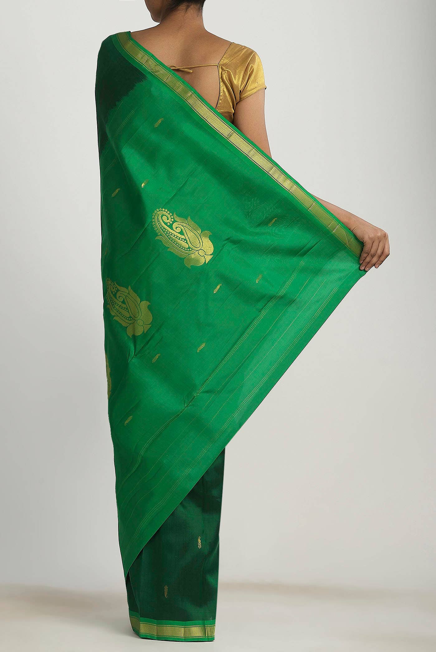 Green Kanchipuram Silk Saree