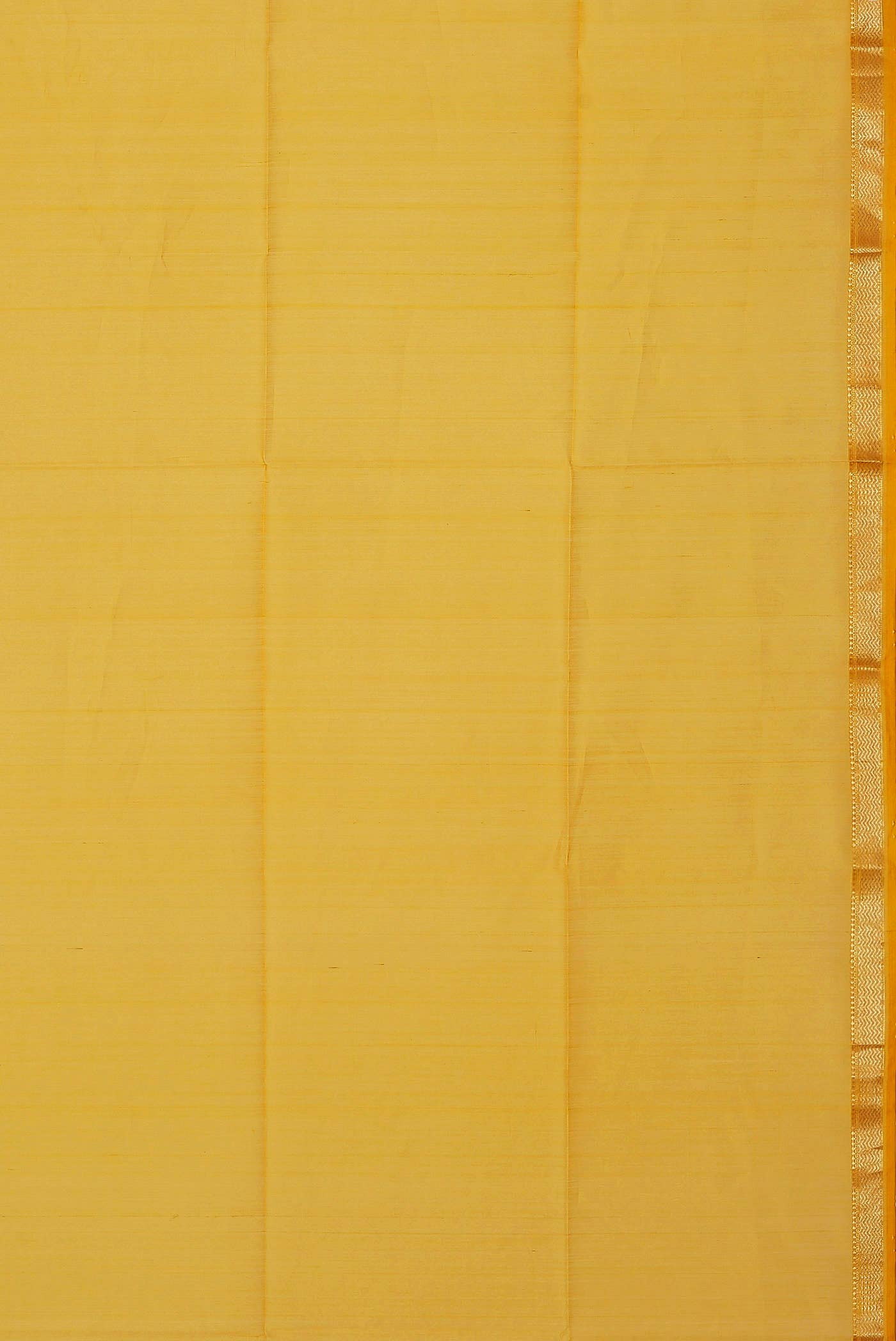 Yellow Maheshwari Silk Cotton Saree