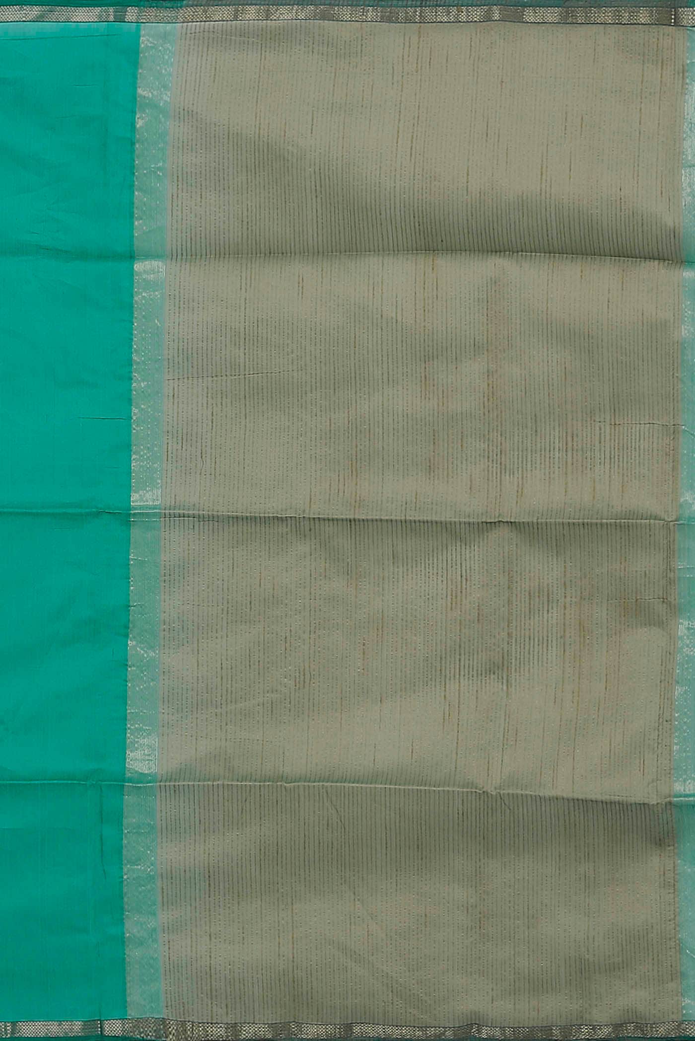 Sea Green Maheshwari Silk Cotton Saree