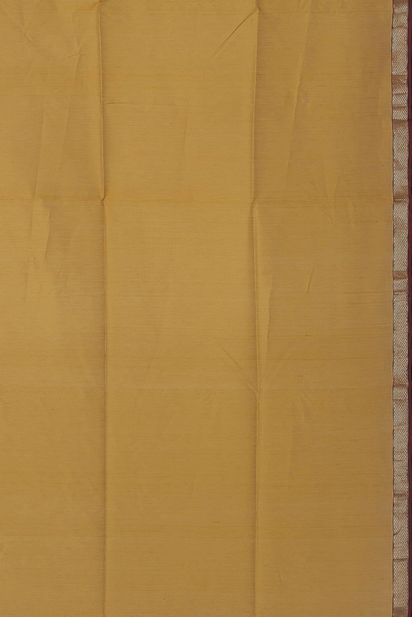 Yellow Maheshwari Silk Cotton Saree
