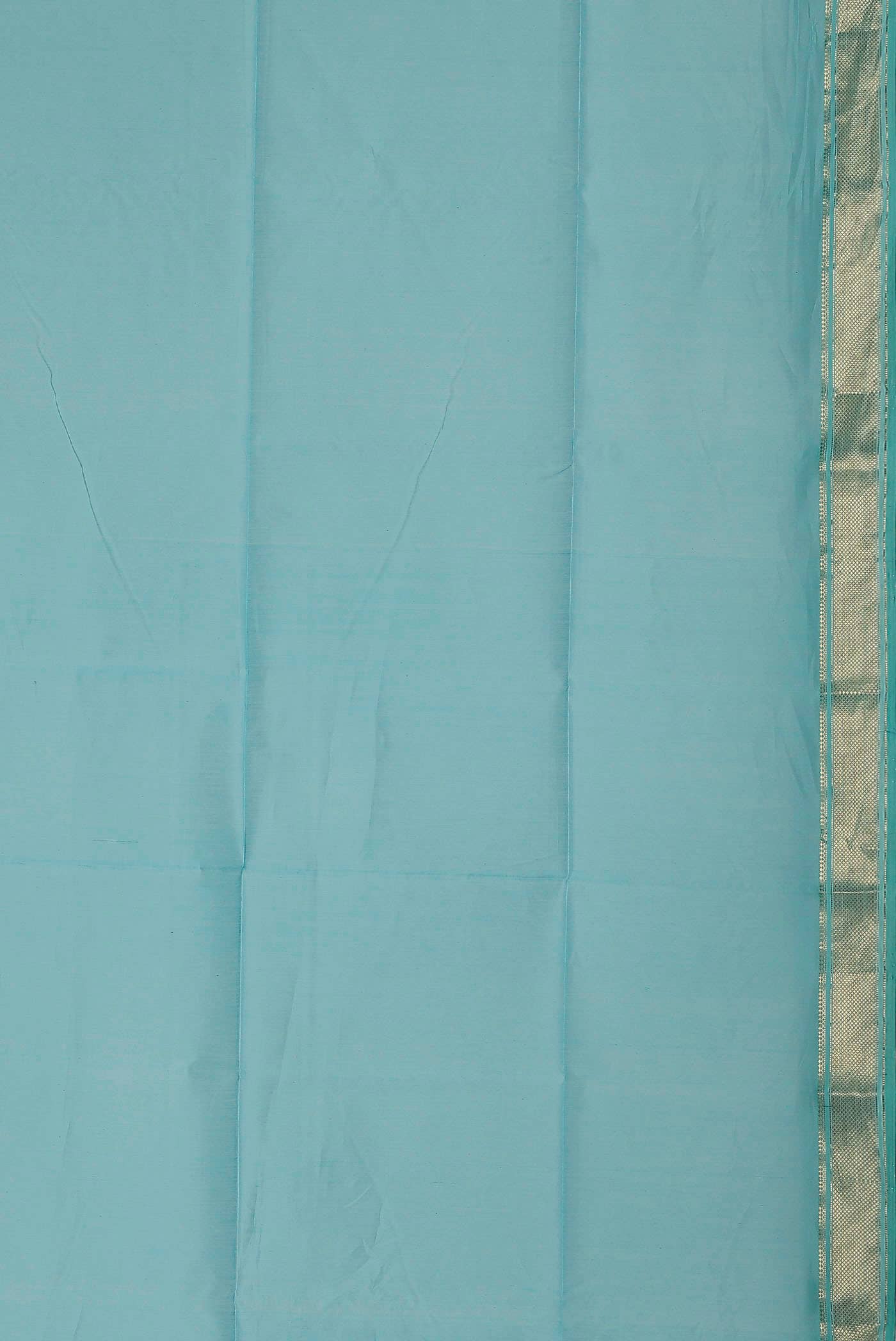 Blue Maheshwari Silk Cotton Saree