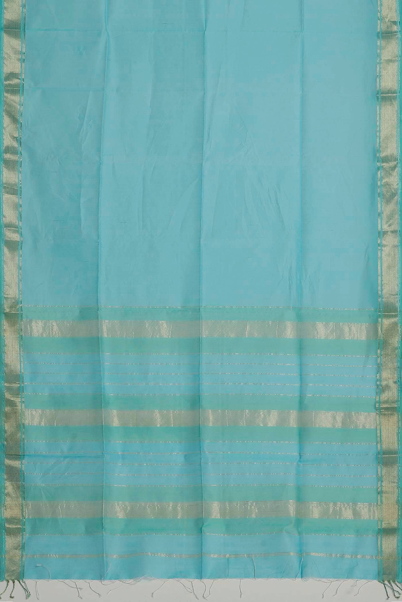Blue Maheshwari Silk Cotton Saree