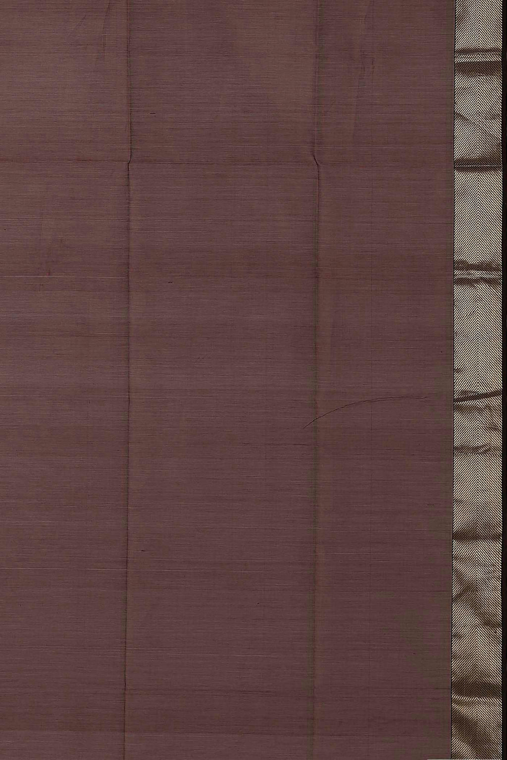 Coffee Brown Maheshwari Silk Cotton Saree