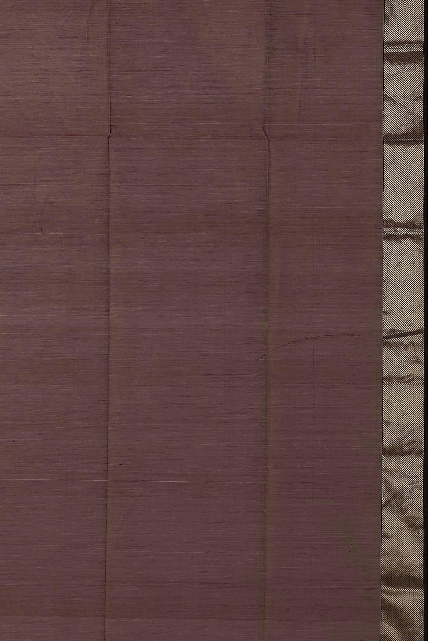 Coffee Brown Maheshwari Silk Cotton Saree