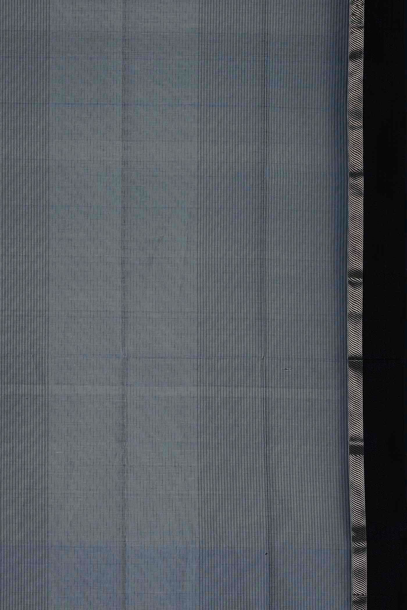 Grey Maheshwari Silk Cotton Saree
