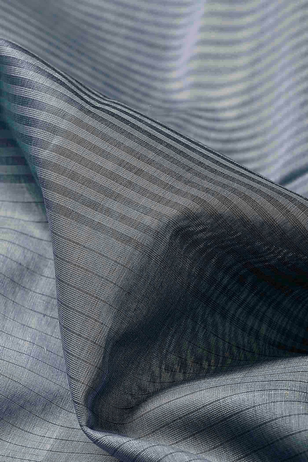 Grey Maheshwari Silk Cotton Saree