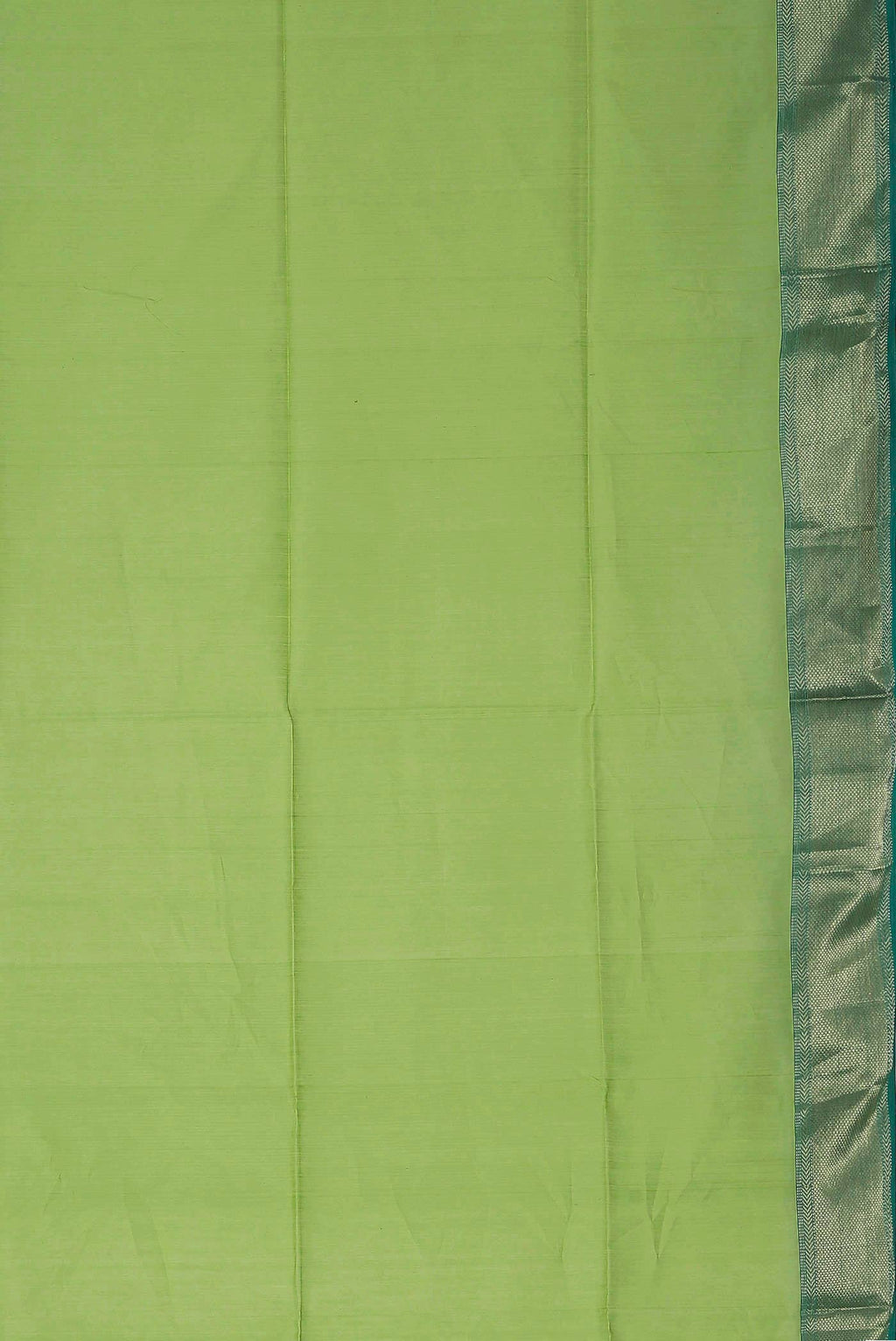 Green Maheshwari Silk Cotton Saree