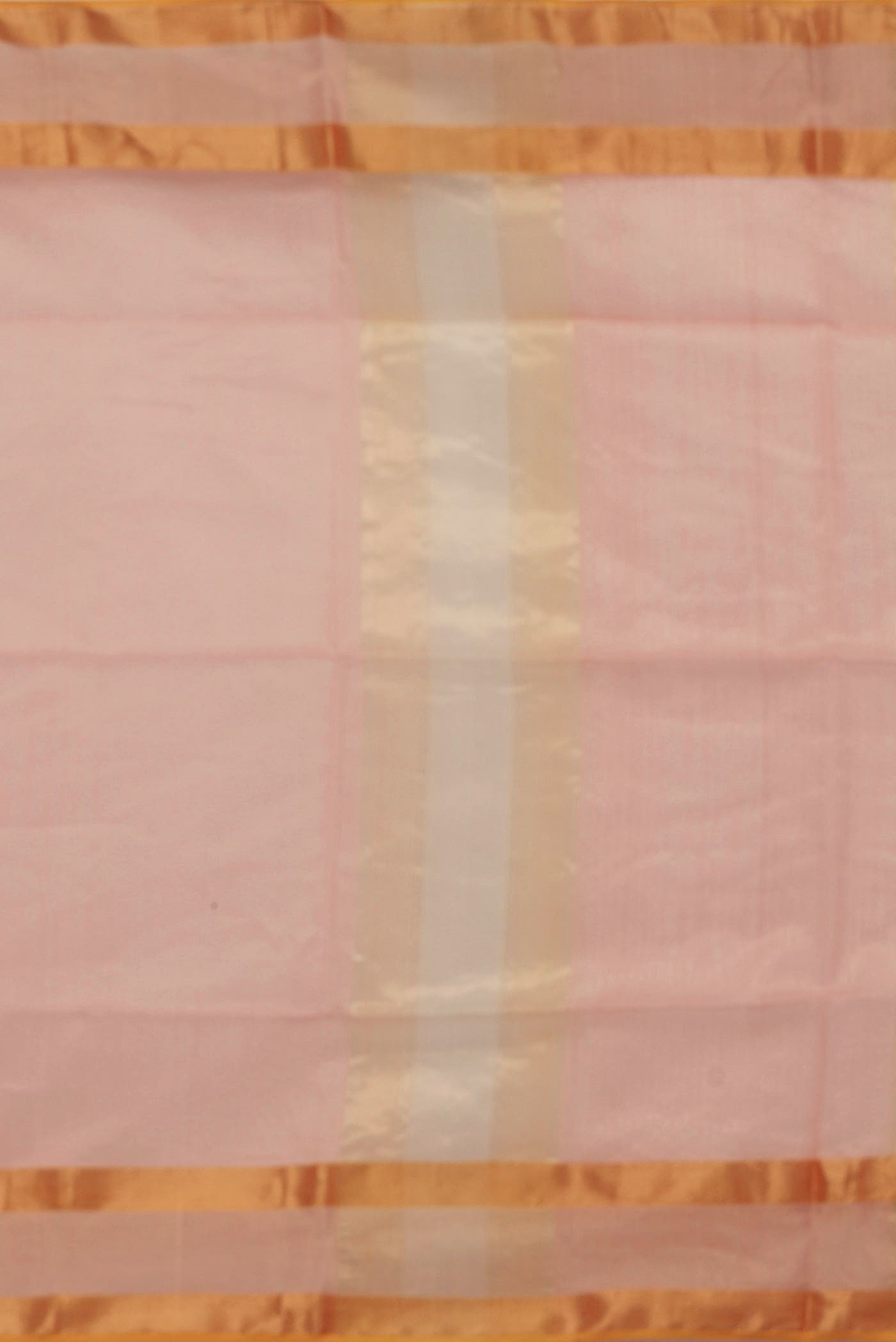 Peach Maheshwari Silk Cotton Saree