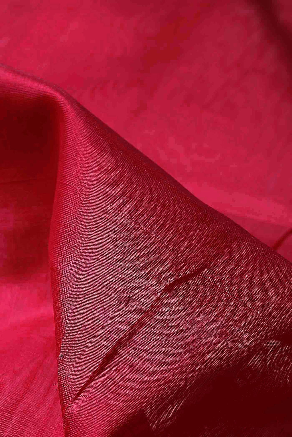 Red Maheshwari Silk Cotton Saree