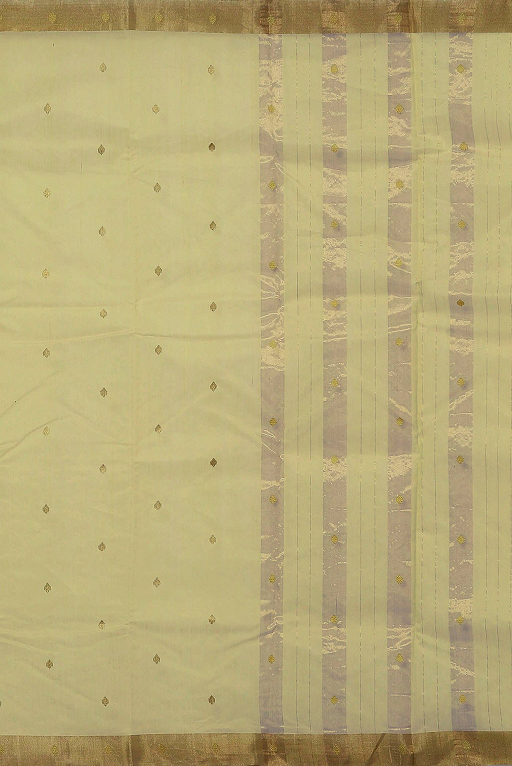 Yellow Chanderi Silk Cotton Saree