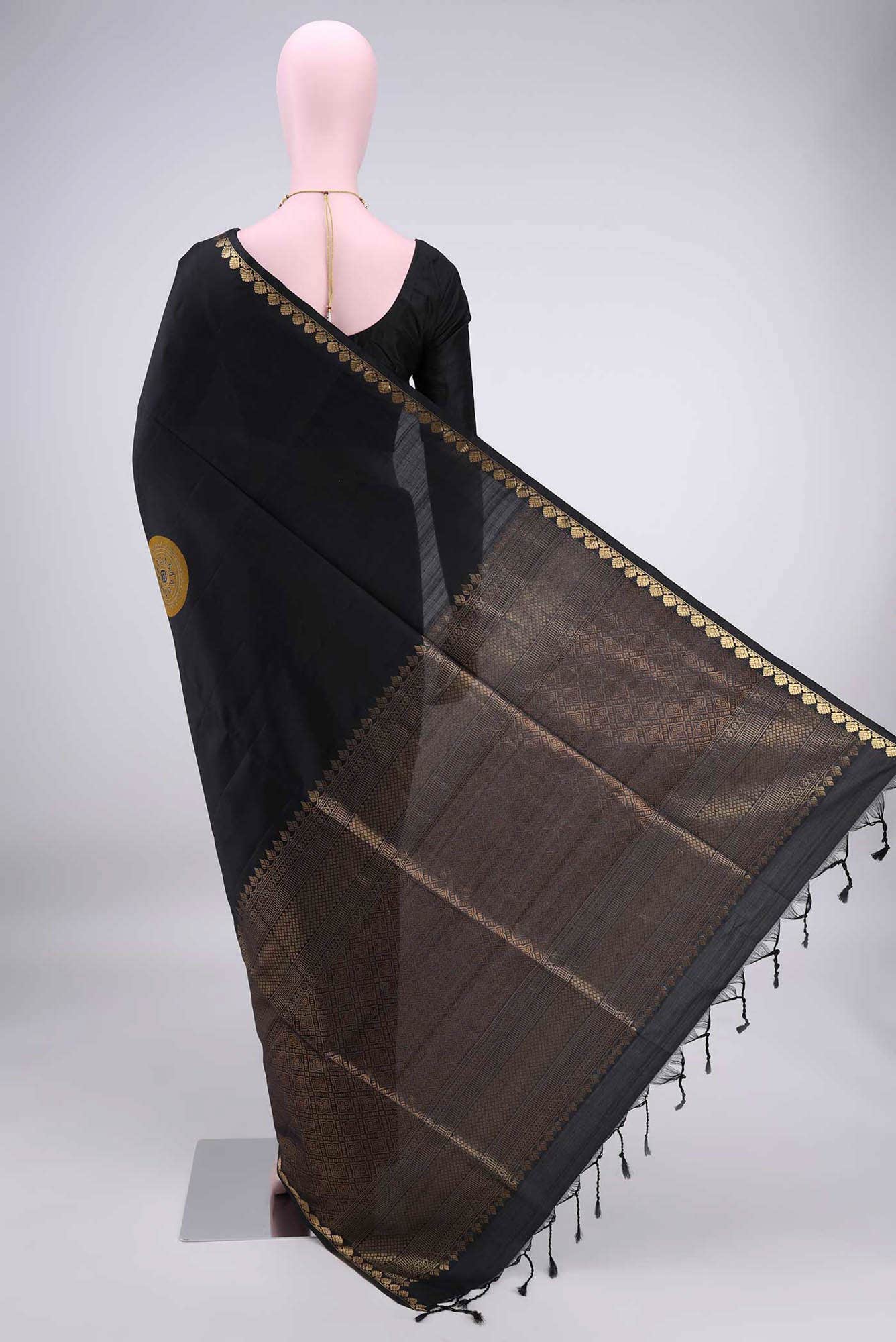 Black Soft Silk Saree