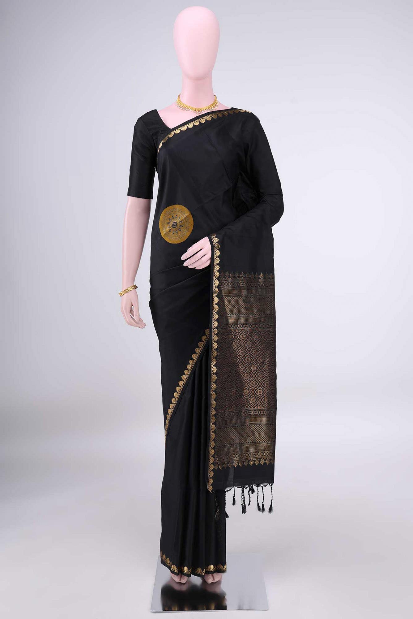 Black Soft Silk Saree