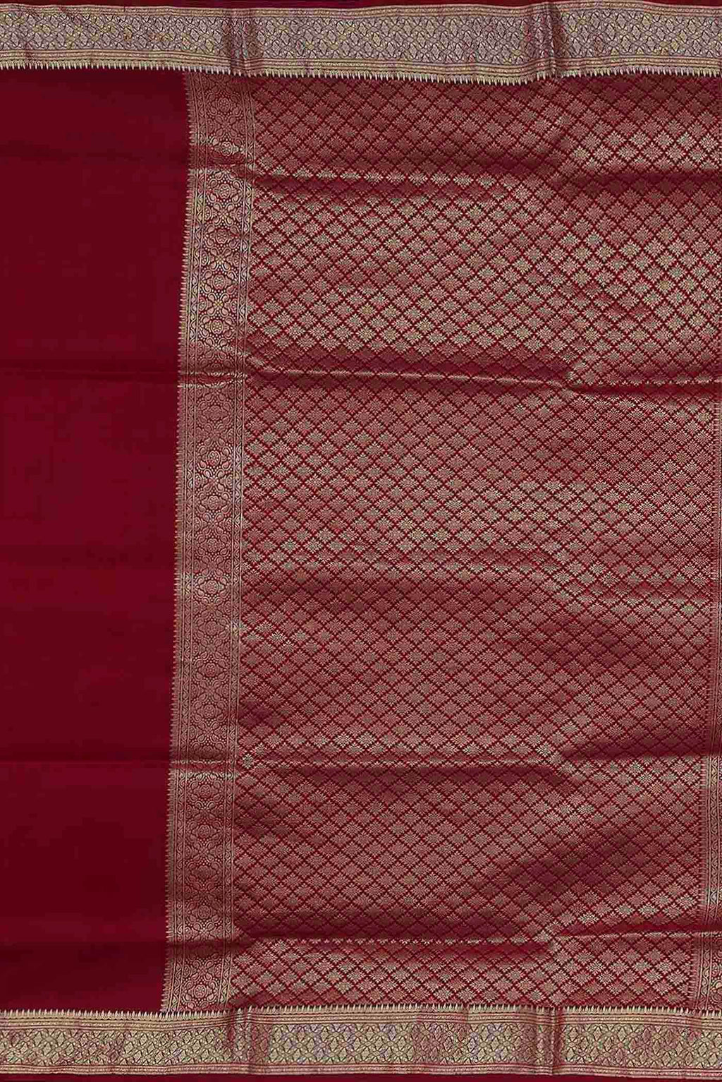 Maroon Soft Silk Saree