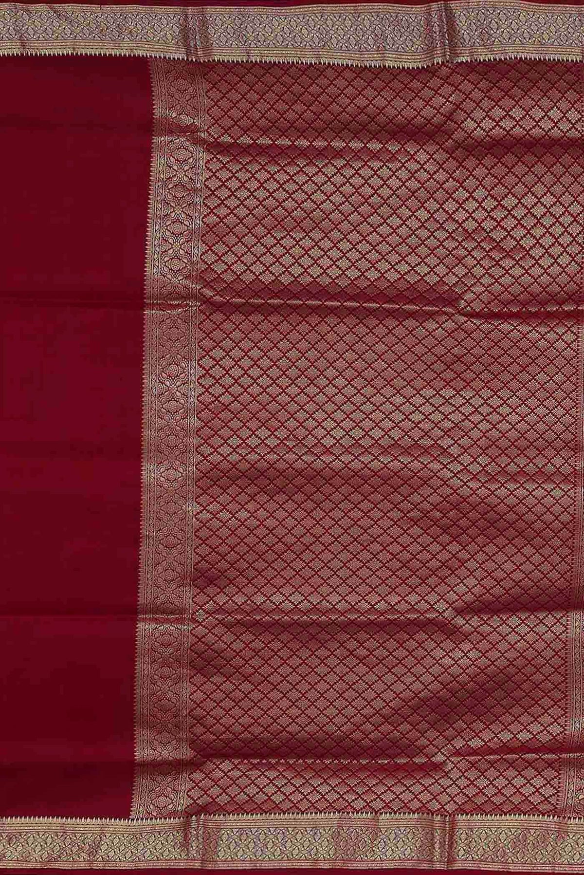 Maroon Soft Silk Saree