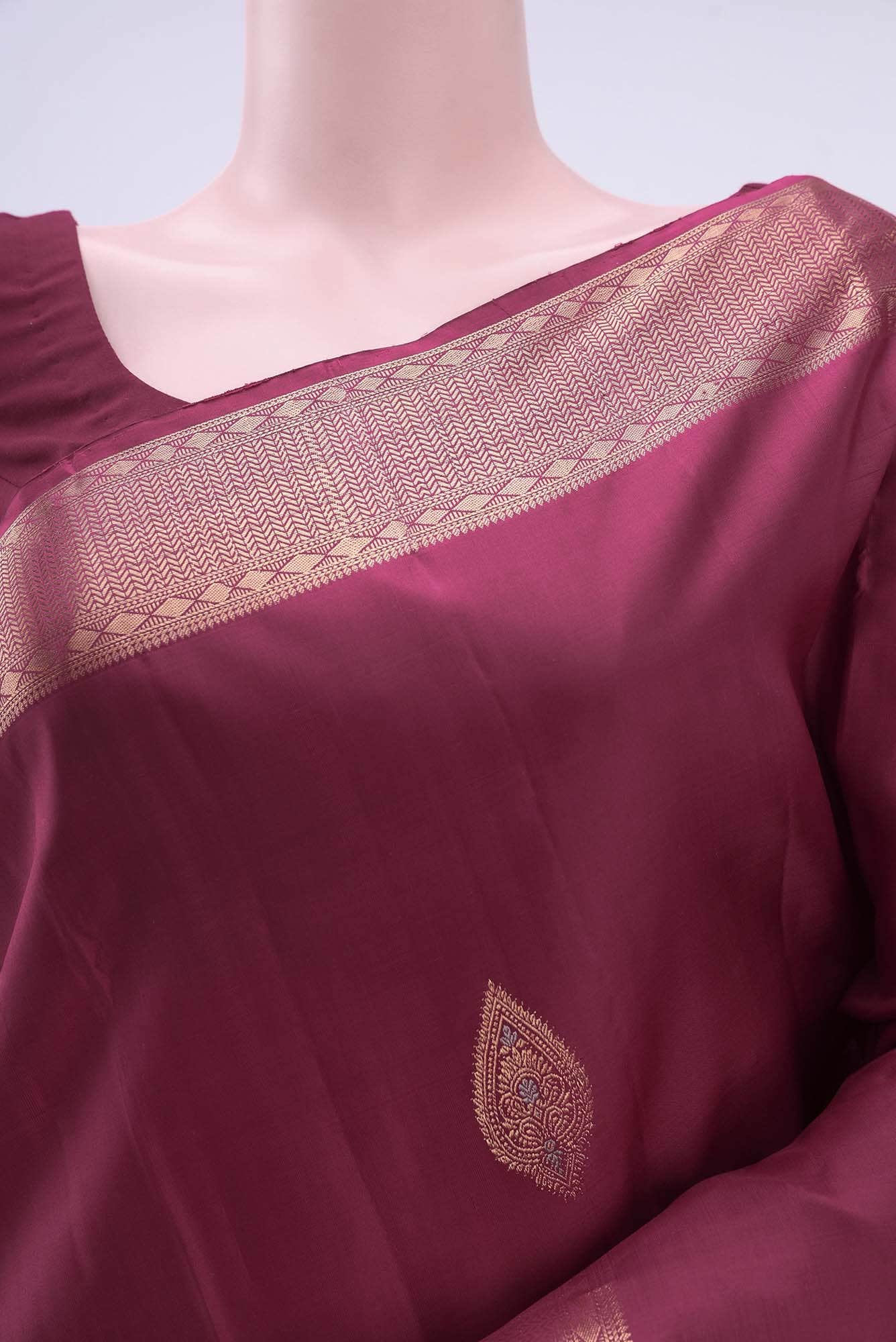 Magenta Uppada Silk Saree