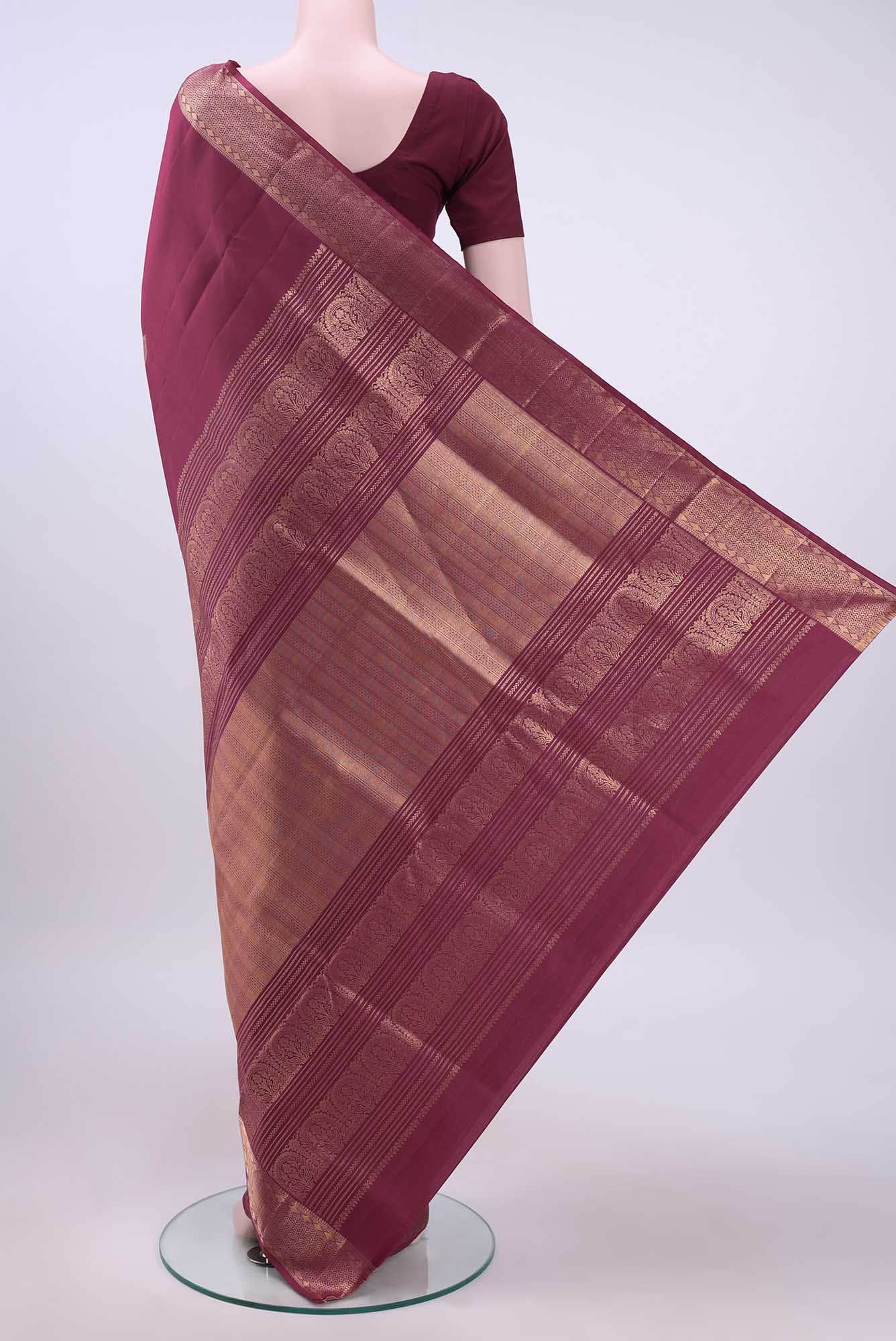 Magenta Uppada Silk Saree