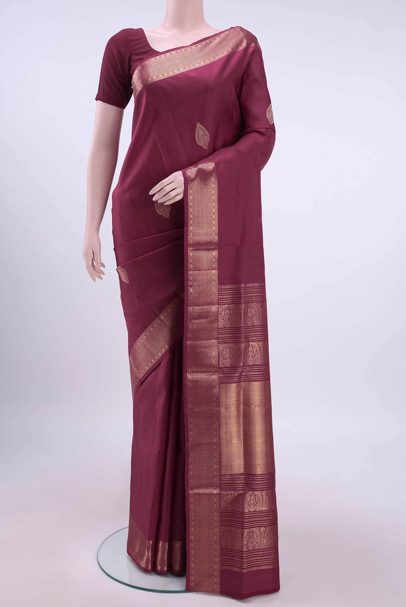 Magenta Uppada Silk Saree