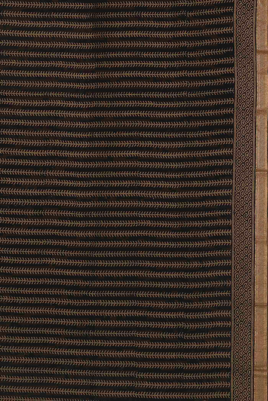 Black Mangalagiri Cotton Saree
