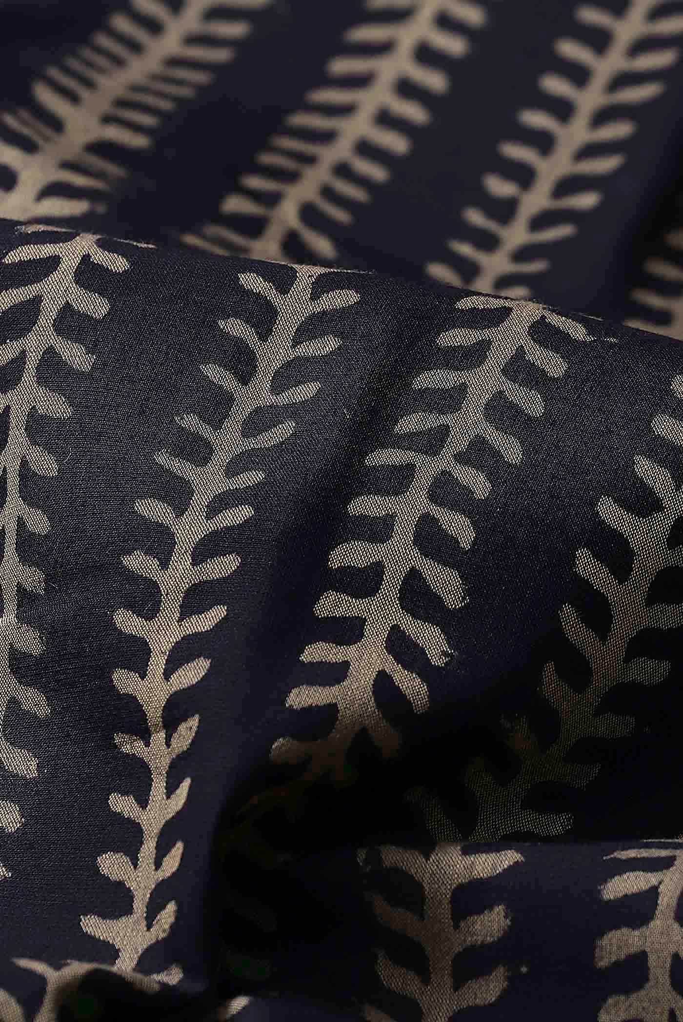 Black Mangalagiri Cotton Saree