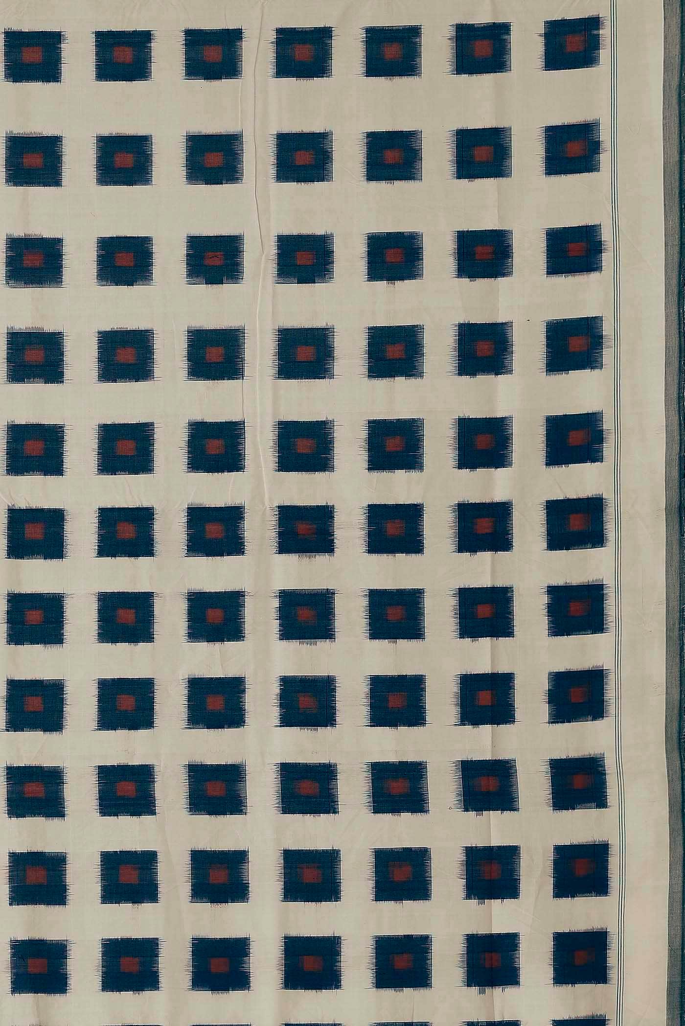 Black Pochampally Cotton Saree