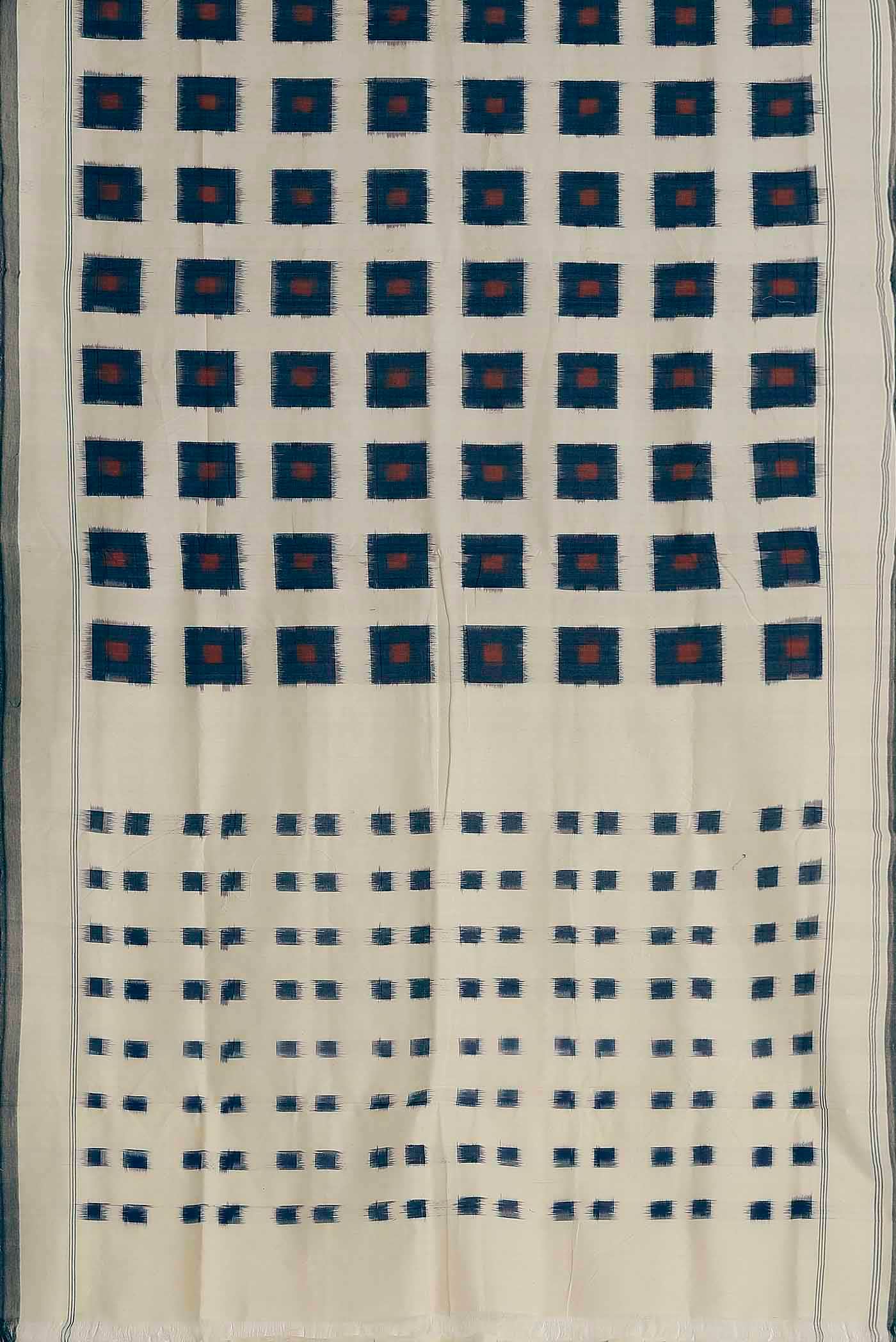 Black Pochampally Cotton Saree