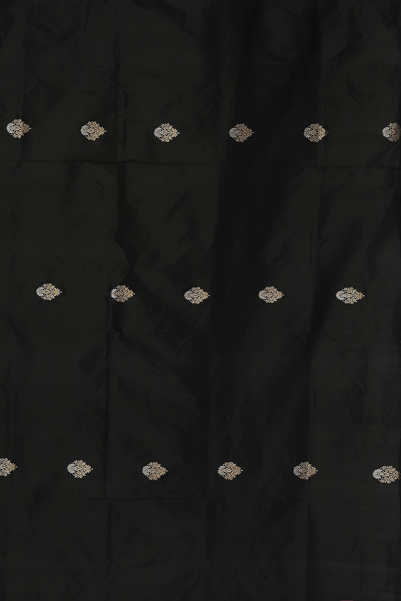 Black Banarasi Katan Silk Saree