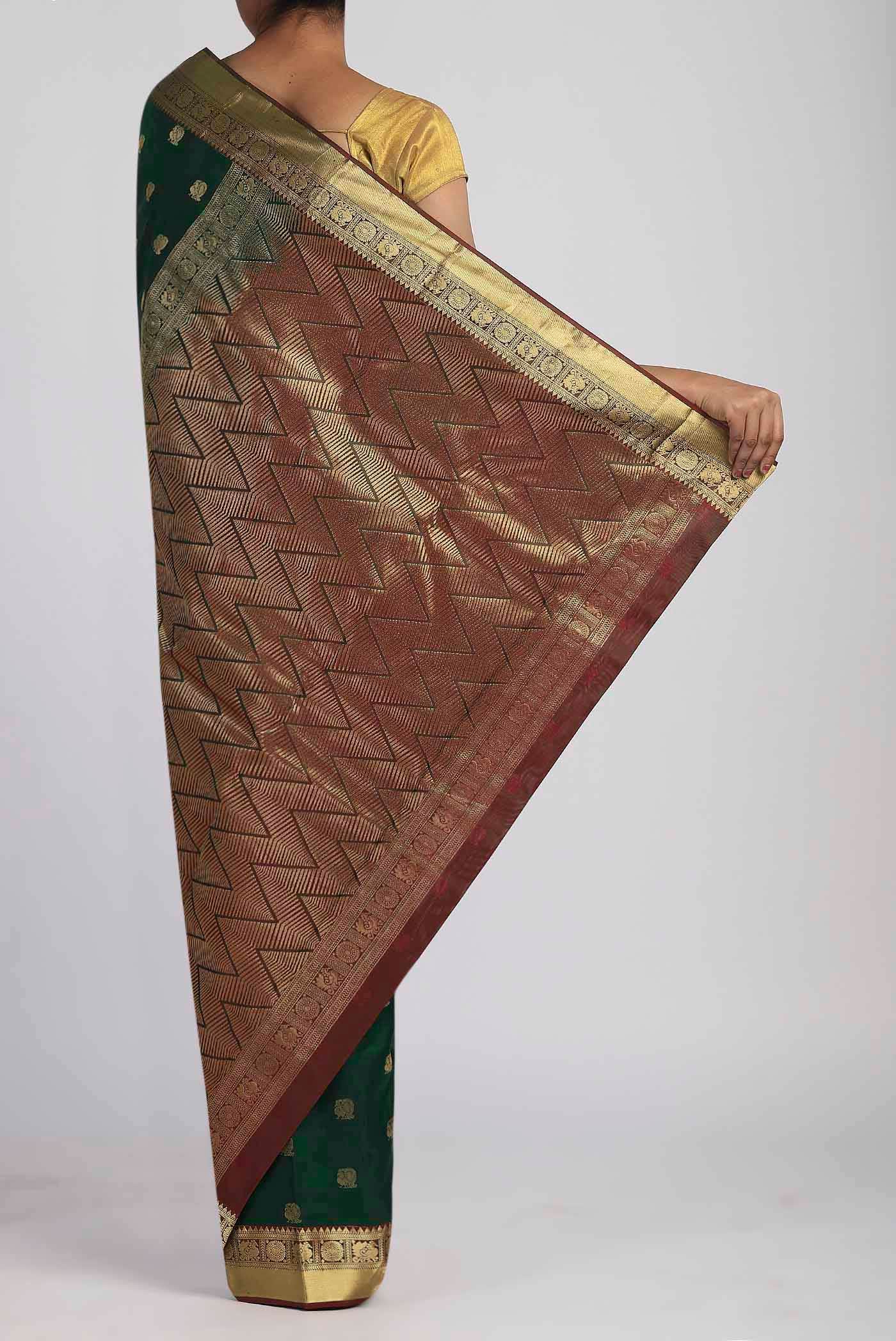 Green Kanchipuram Silk Saree
