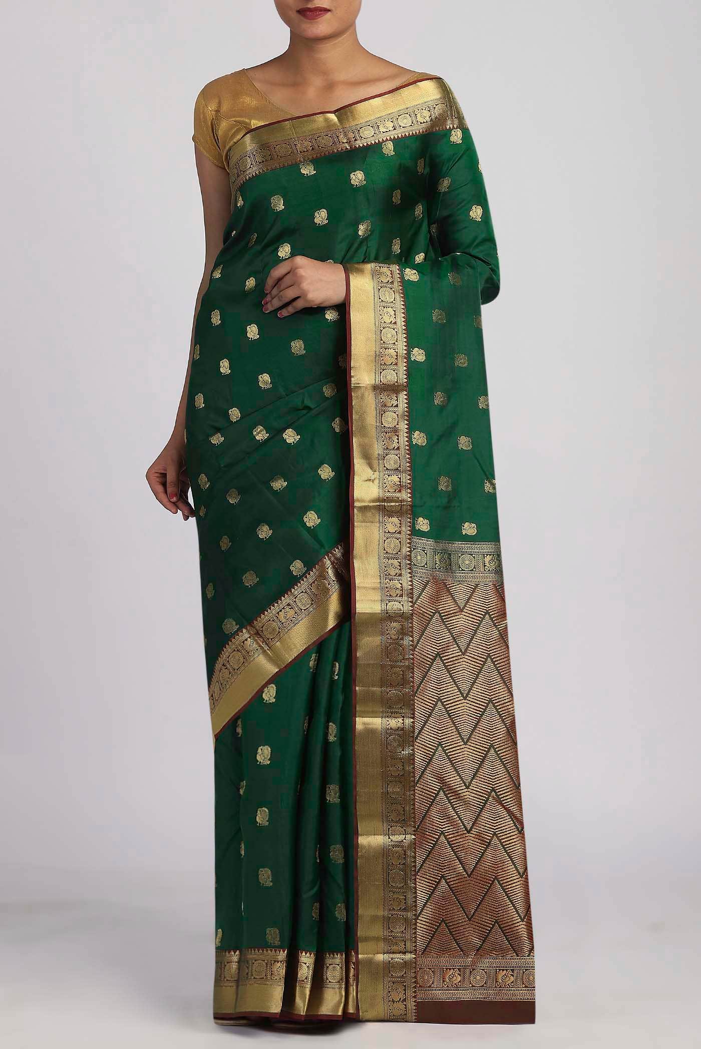 Green Kanchipuram Silk Saree