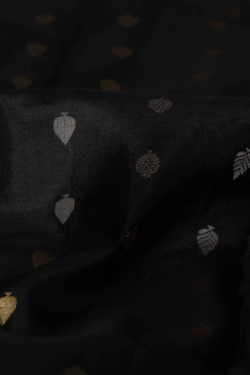 Black Kanchipuram Silk Saree