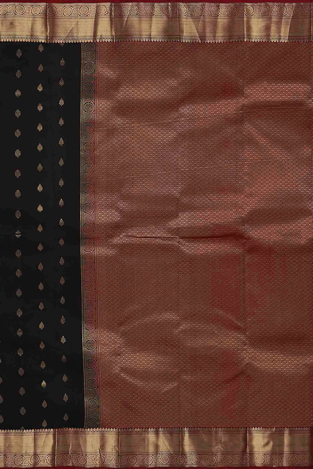 Black Kanchipuram Silk Saree