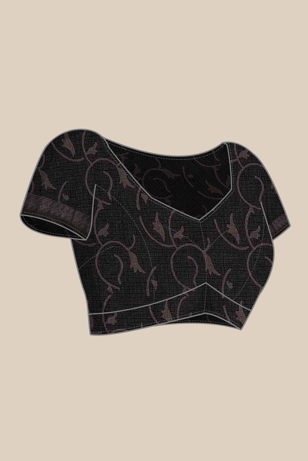 Black Kota Cotton Saree