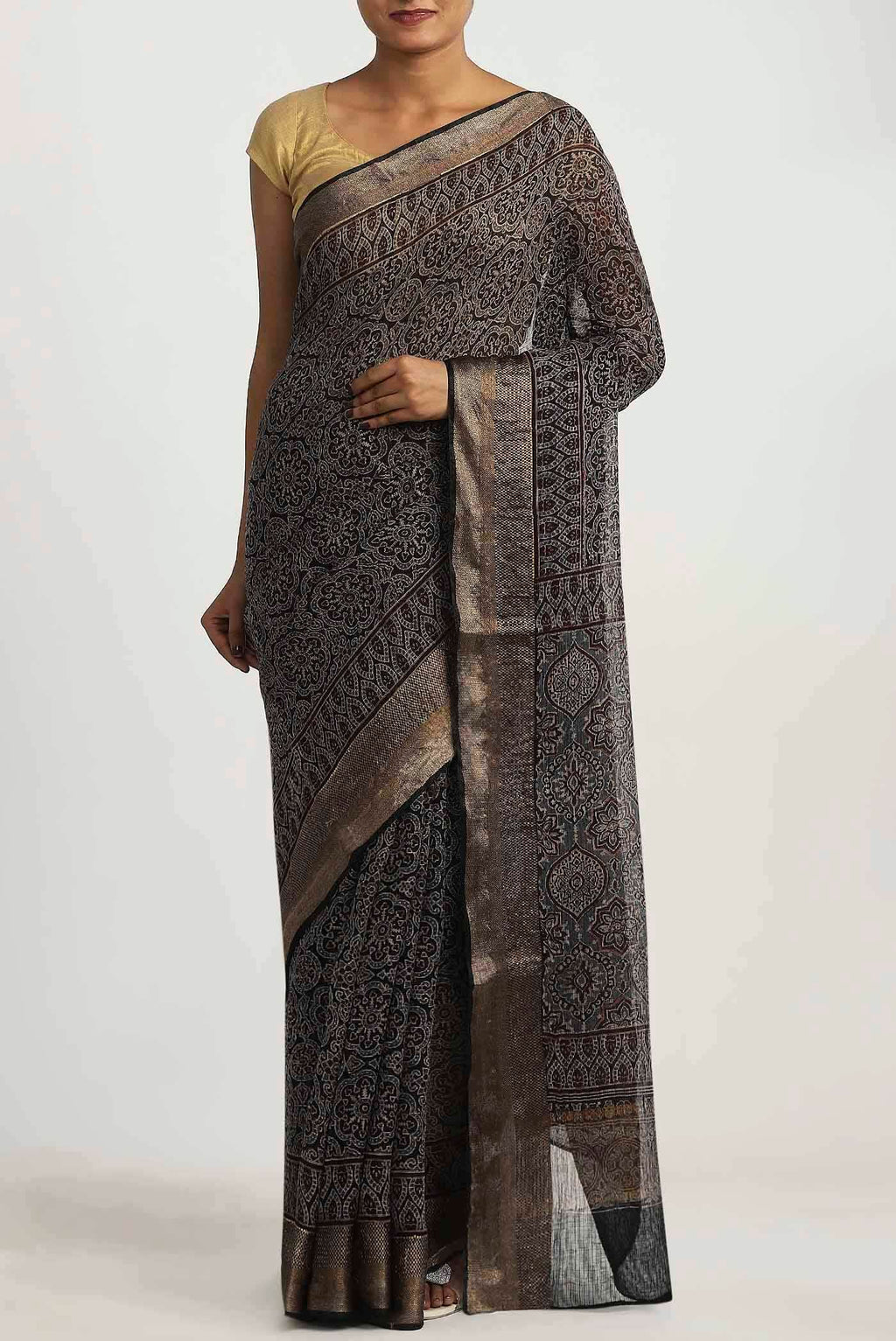 Black Kota Cotton Saree