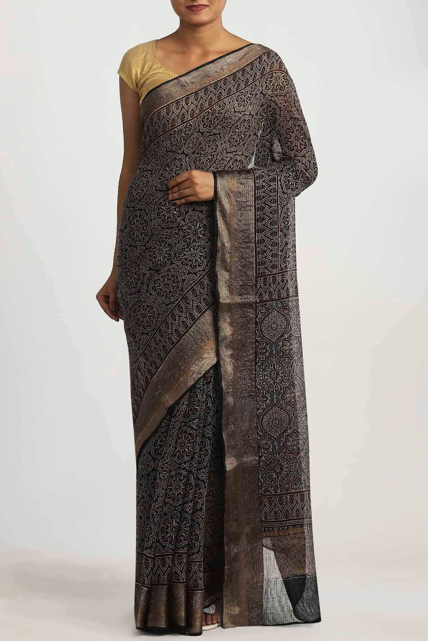 Black Kota Cotton Saree