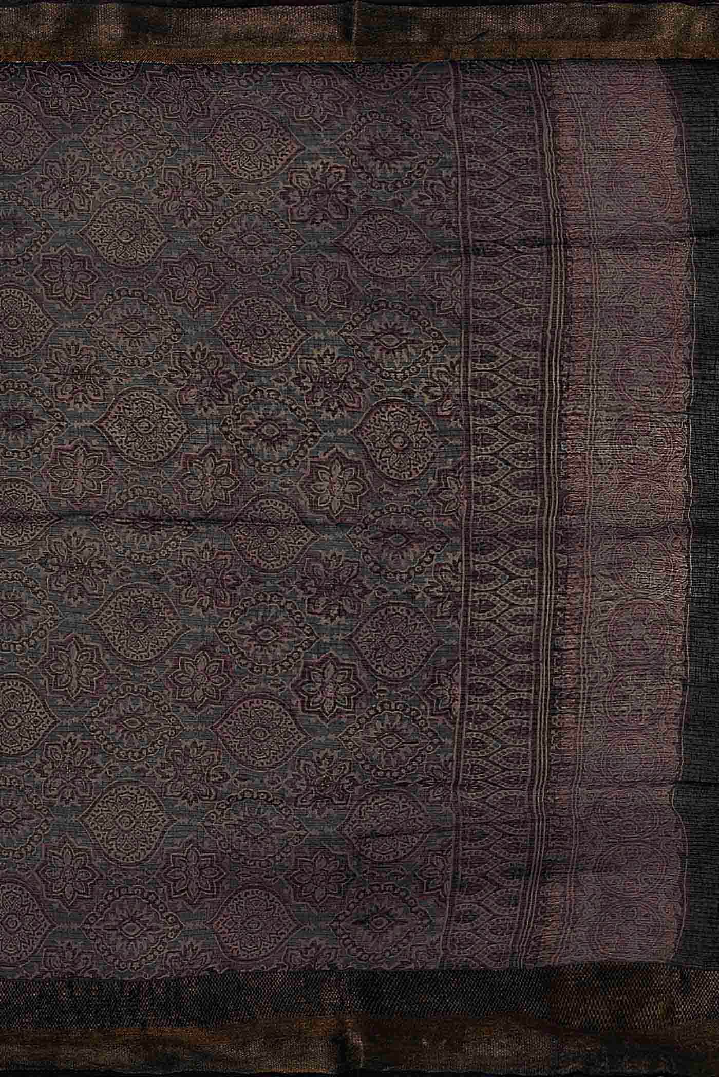 Black Kota Cotton Saree