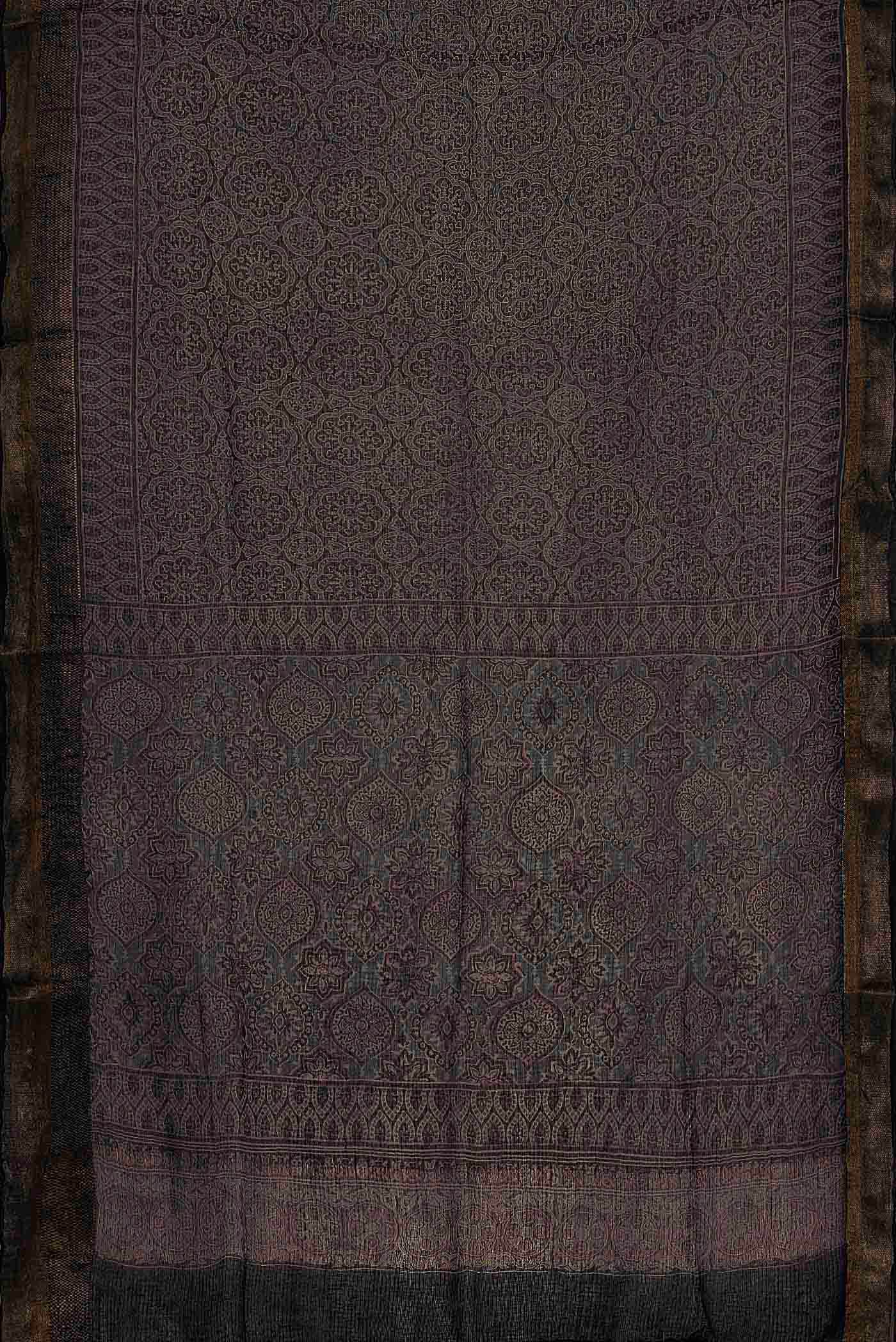 Black Kota Cotton Saree