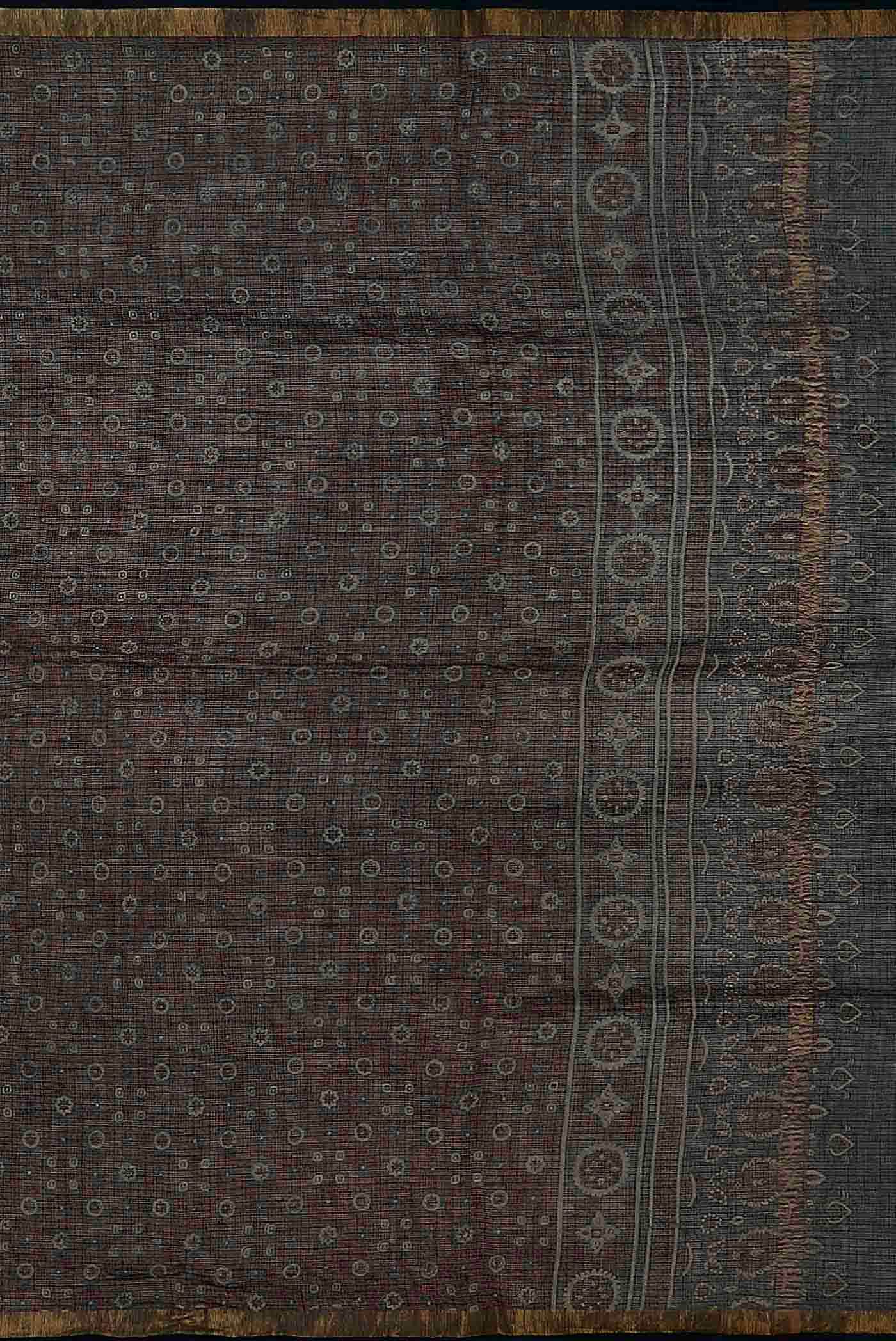 Blue Kota Cotton Saree