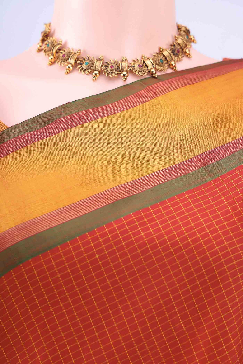 Red Kanchipuram Silk Saree
