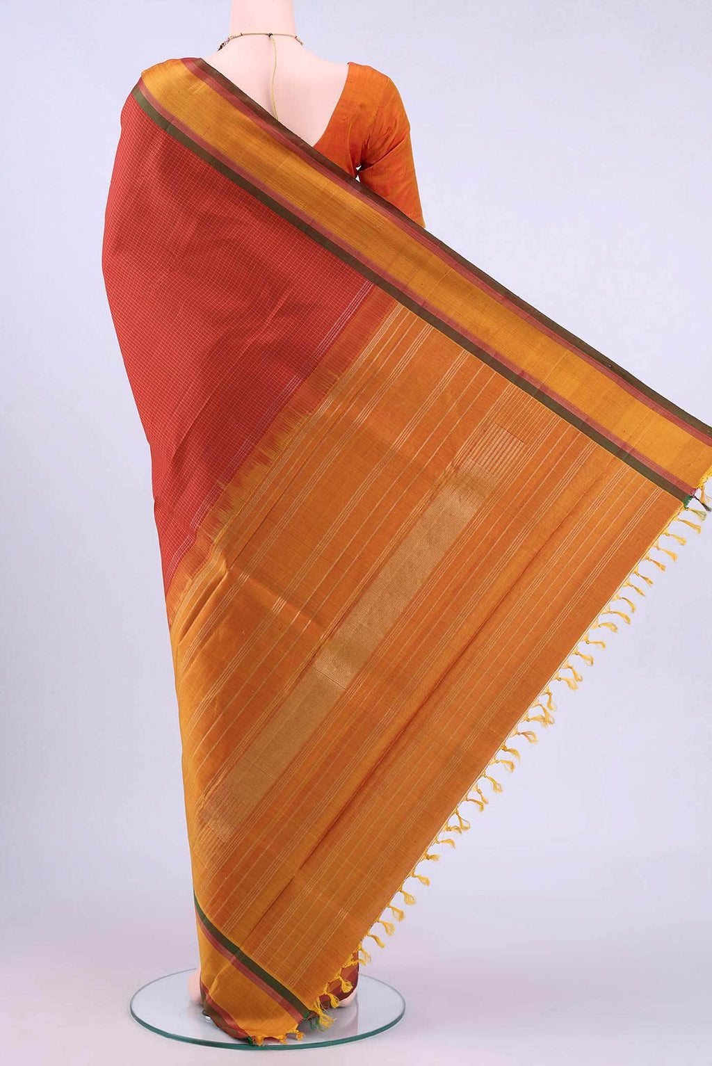 Red Kanchipuram Silk Saree