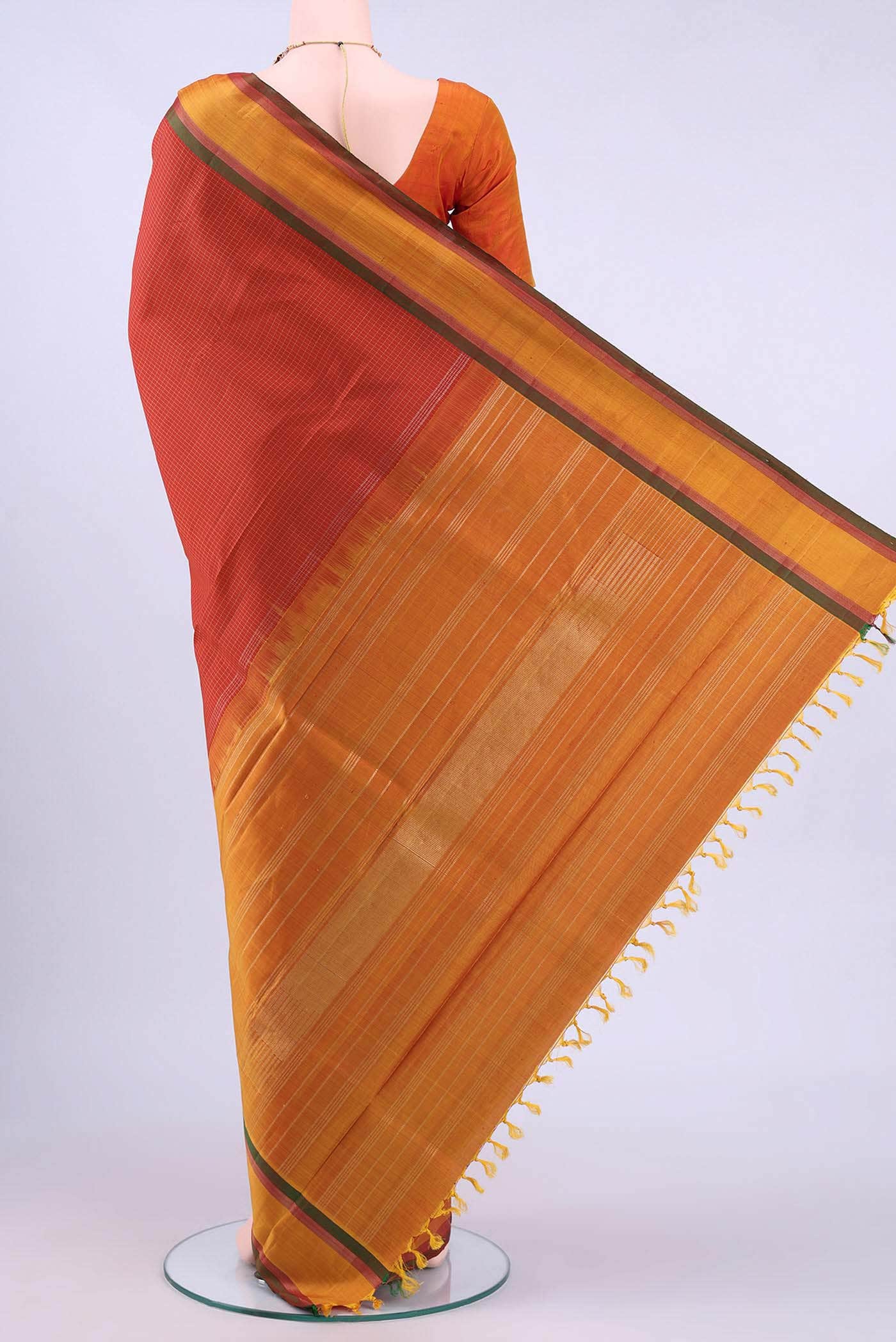 Red Kanchipuram Silk Saree
