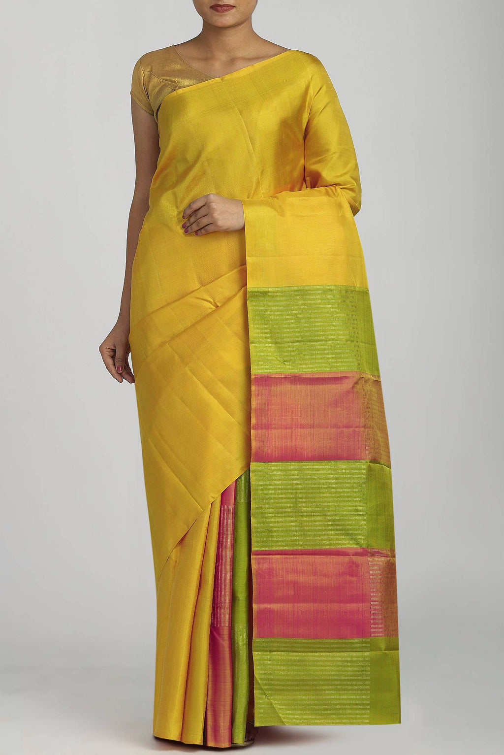 Multi Kanchipuram Silk Saree