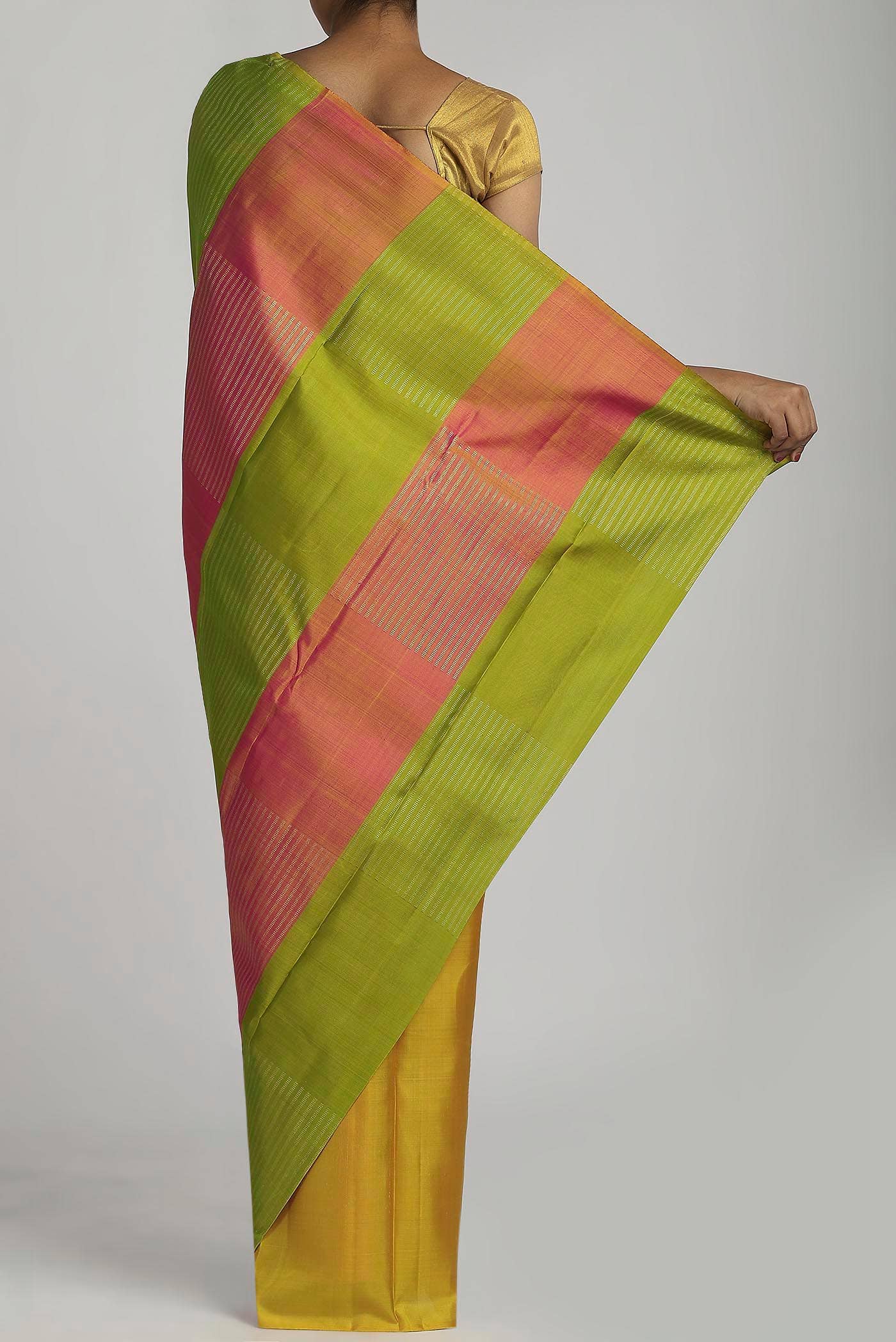 Multi Kanchipuram Silk Saree