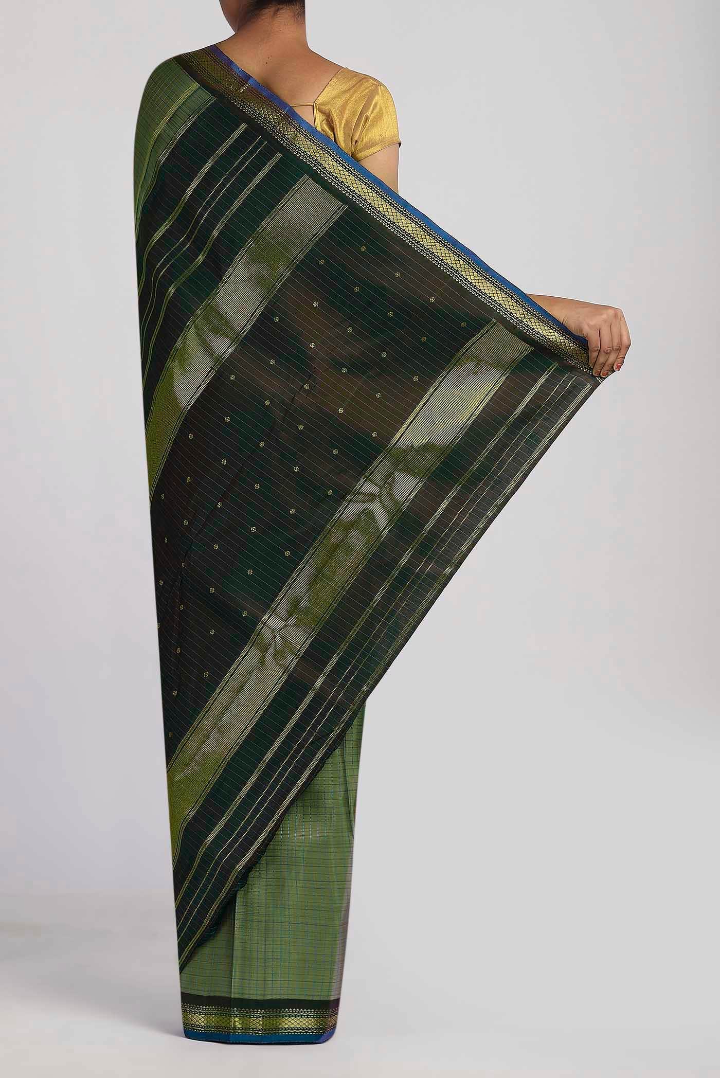 Green Kanchipuram Silk Saree