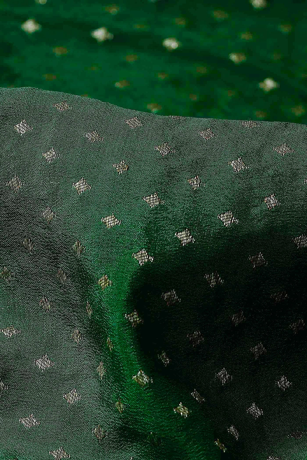 Green Banarasi Georgette Saree