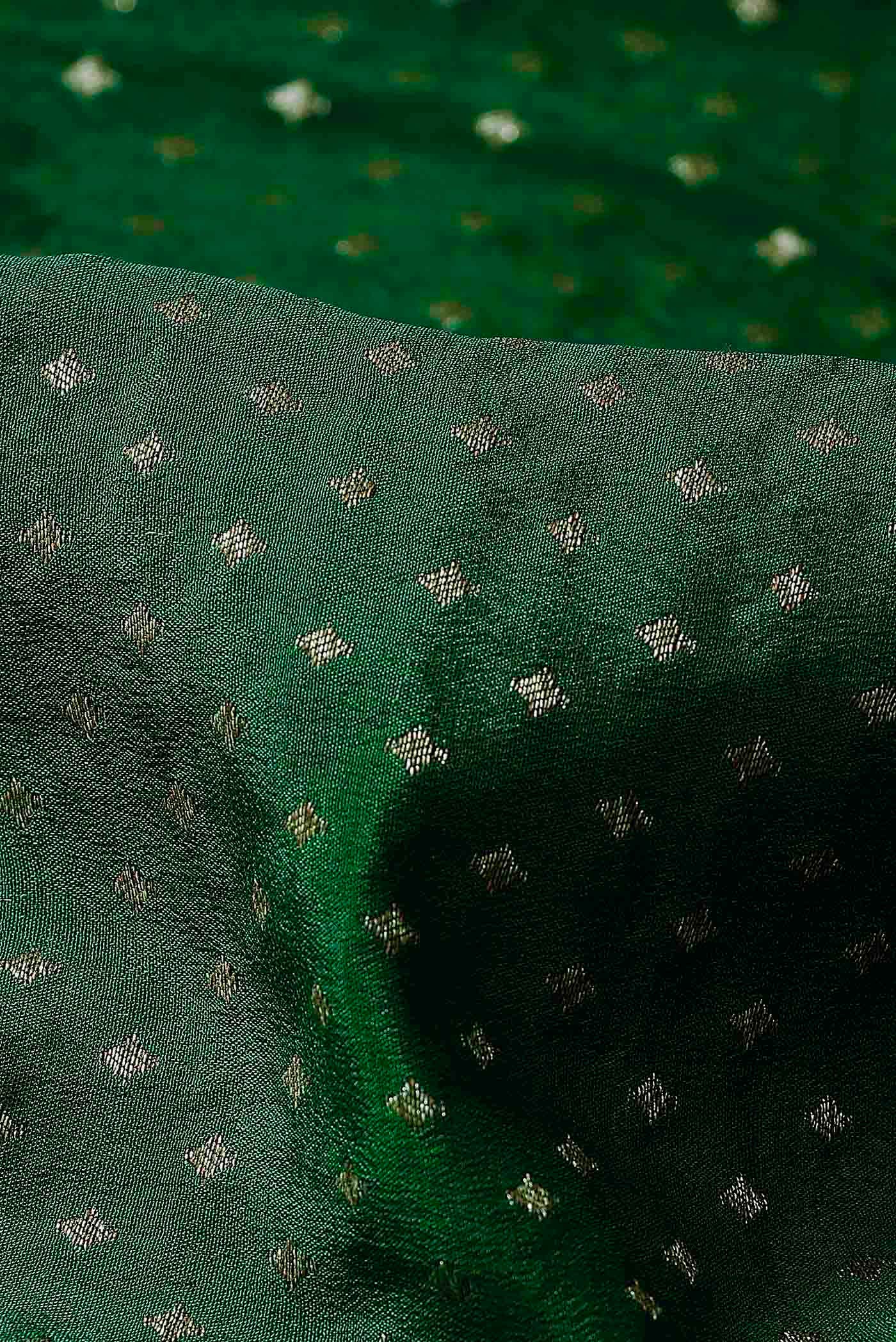 Green Banarasi Georgette Saree