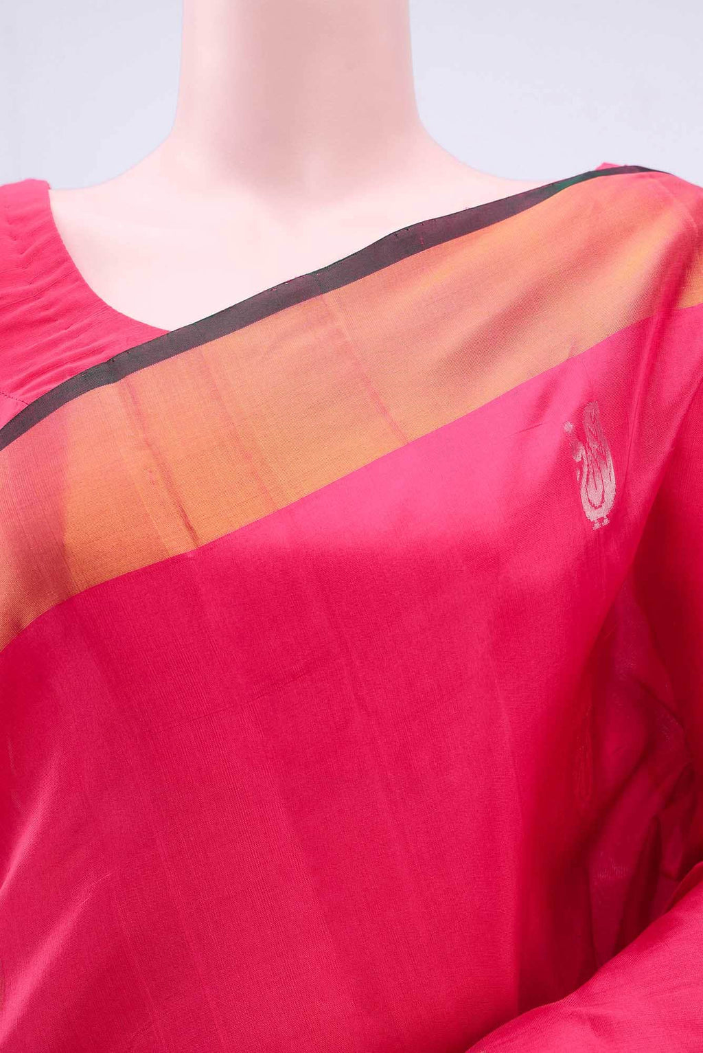 Dark Pink Uppada Silk Saree