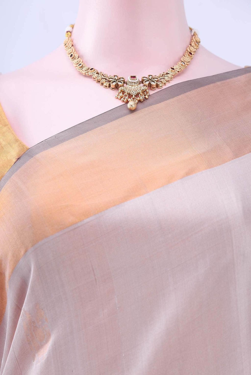 Beige Uppada Silk Saree