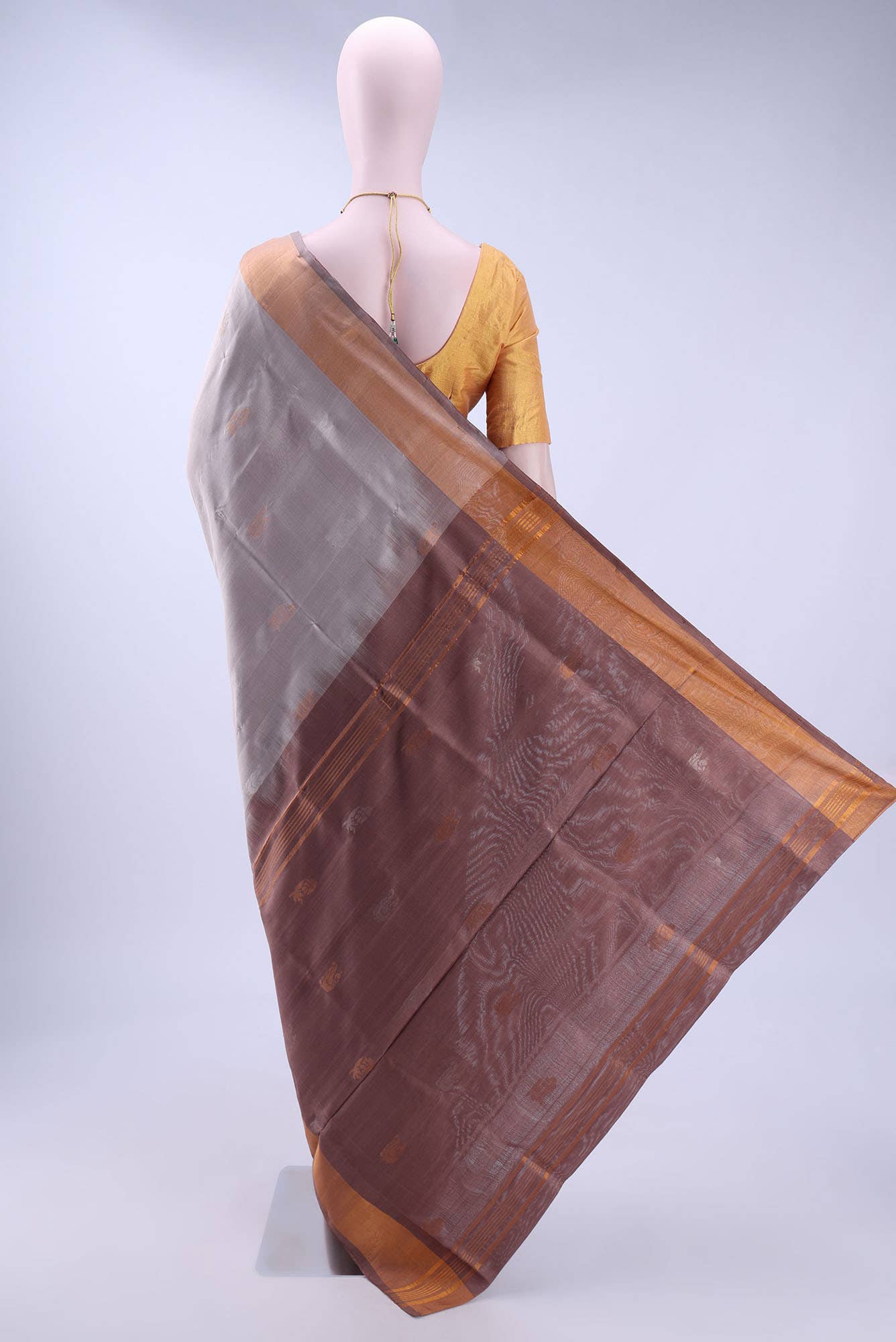 Beige Uppada Silk Saree