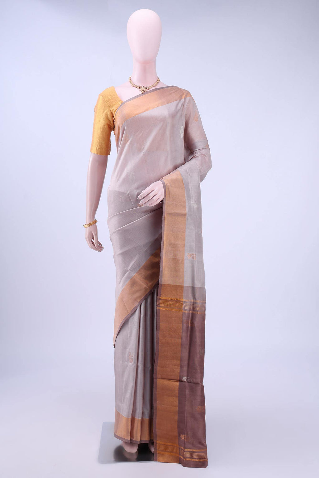 Beige Uppada Silk Saree